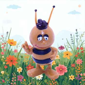Willie Figur Schleich (1972) | Biene Maja PVC Vintage | hoppla-stuff.de